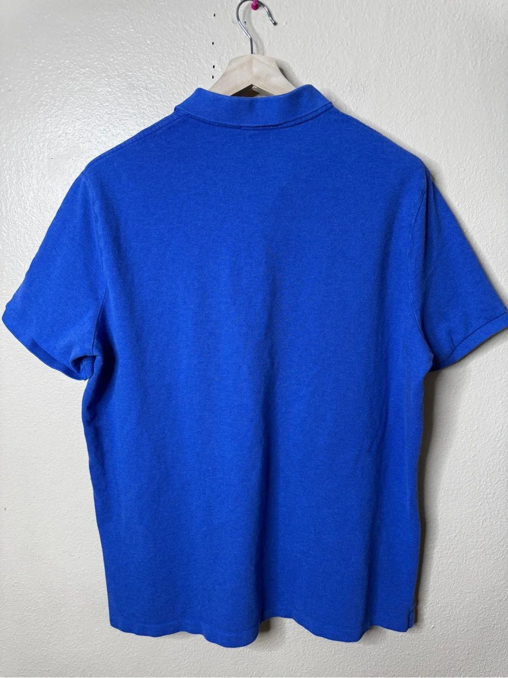 Ralph Lauren Polo Shirt Men's XL Royal Blue White Pony Polo Classic Fit